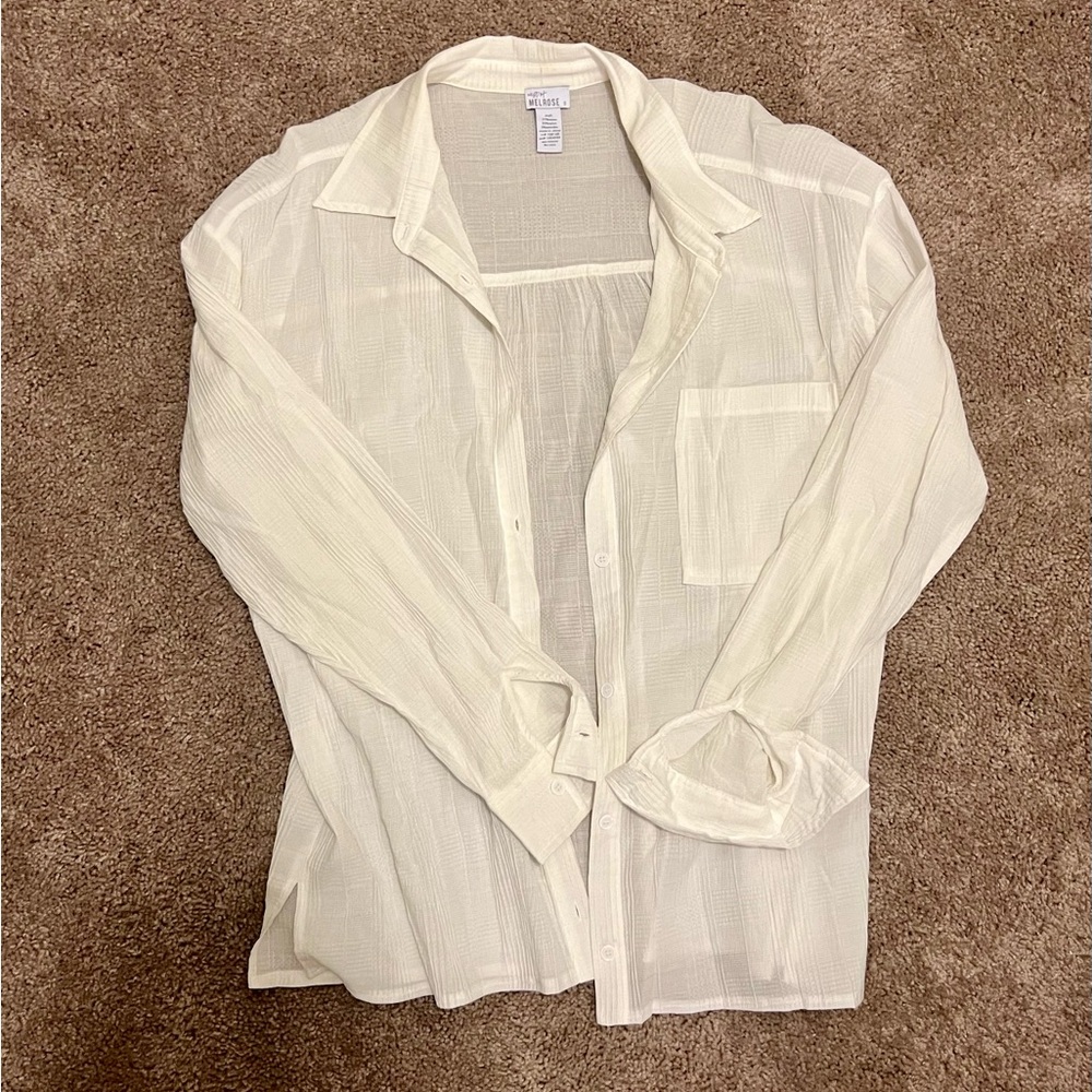 Sheer blouse
